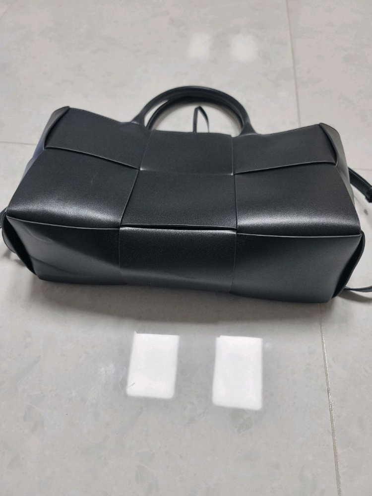 거의새것 수제 위빙 소가죽 토트백 이미지