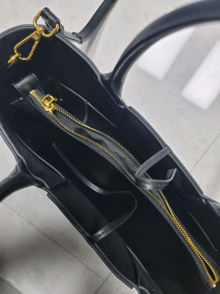 거의새것 수제 위빙 소가죽 토트백 이미지