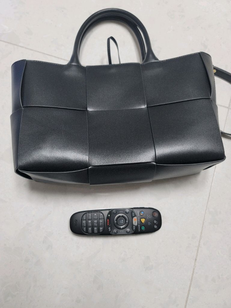 거의새것 수제 위빙 소가죽 토트백 이미지