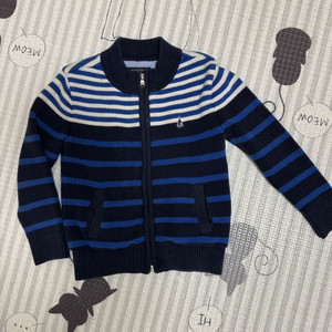 빈폴 키즈 니트 집업 가디건 110