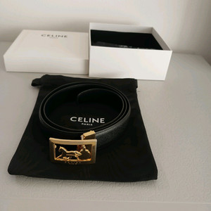 셀린느 금장 마차 여성벨트 정품
