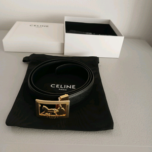 셀린느 금장 마차 여성벨트 정품