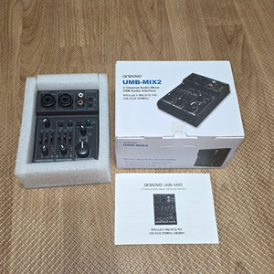 아리스노보 UMB-MIX2 오디오 인터페이스 오인페 판매합니다