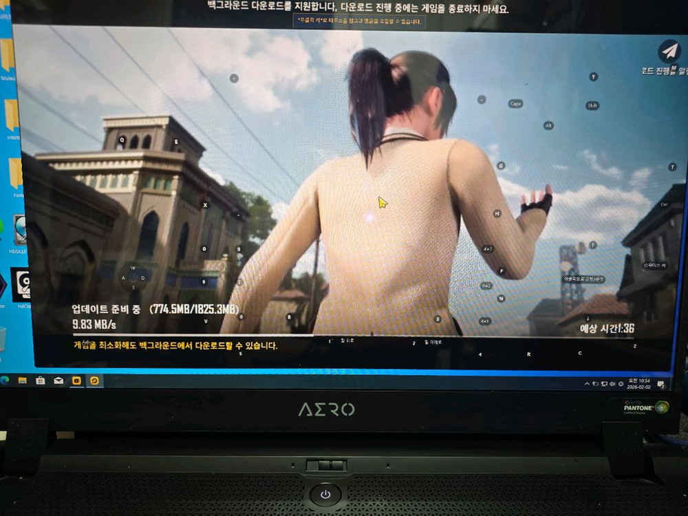 기가바이트 AERO 17 화면나옴 부품용--2