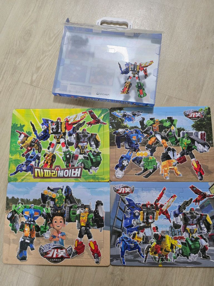 상태좋음) 헬로카봇 가방퍼즐--1