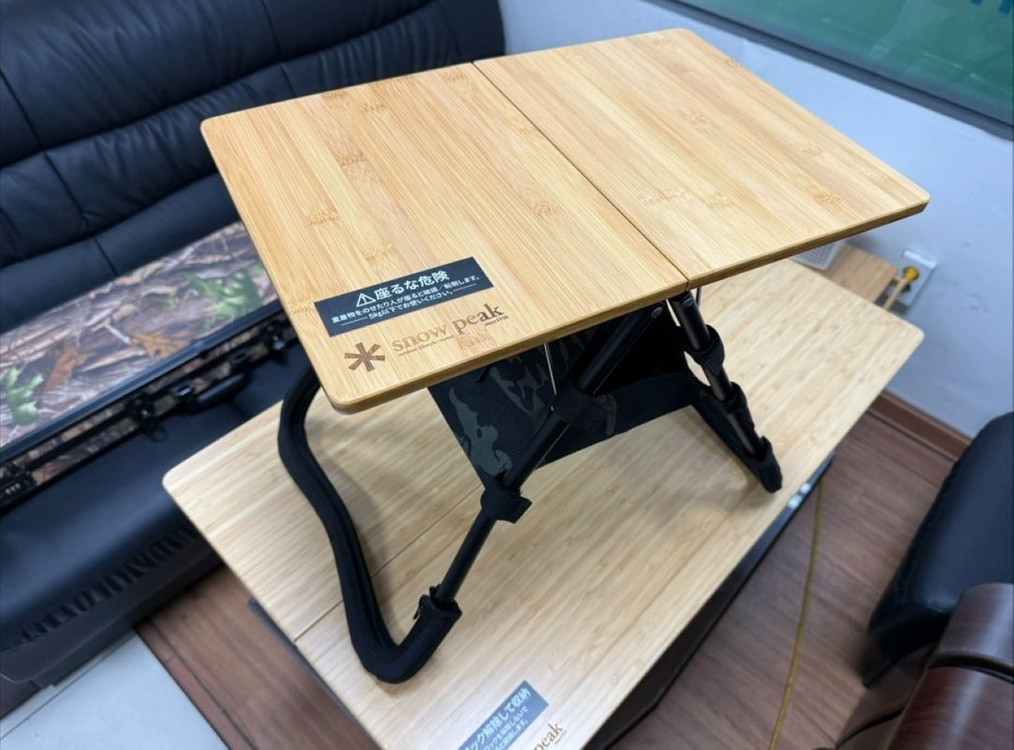 스노우피크 마이 테이블 대나무 블랙 이미지