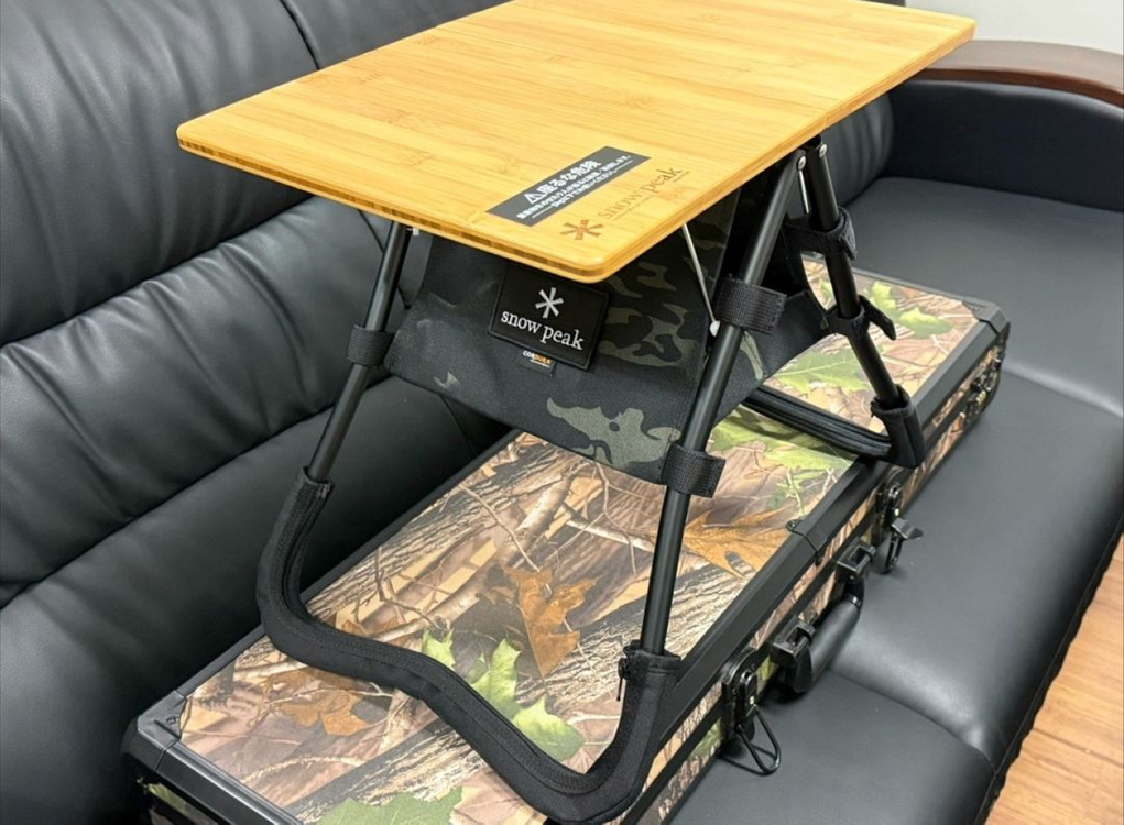 스노우피크 마이 테이블 대나무 블랙 이미지