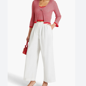 마쥬 maje 핀턱 백밴딩 와이드 팬츠 36 사이즈