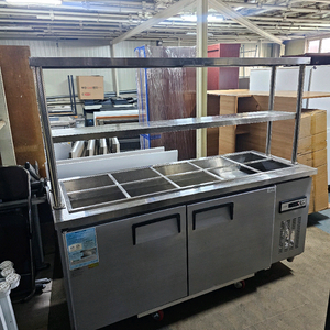 업소용 냉장냉동 식탁대 반찬냉장고 중고 가로1800