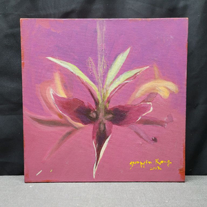 강순민작가 유화그림 꽃21 2012년