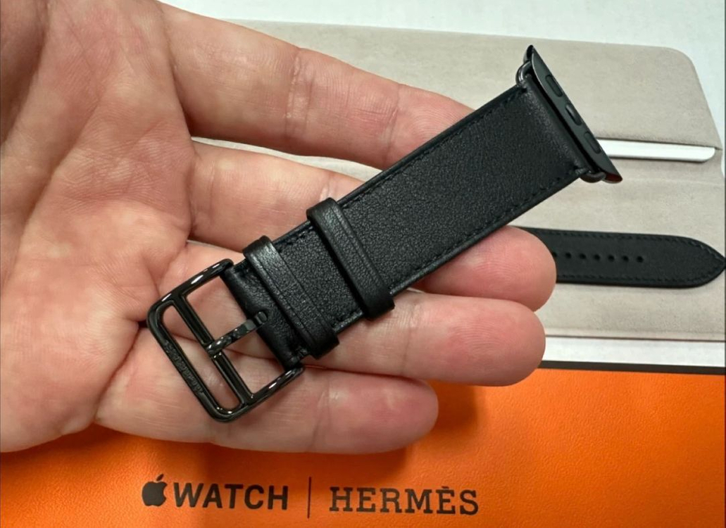 애플워치 에르메스 누아르 44mm 45mm 싱글--2
