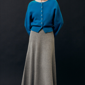 어라운드율 떼누아 스커트 그레이