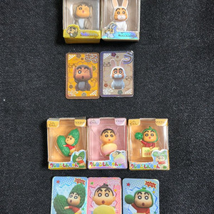 (판매.교환) 짱구 쌀알피규어(12지신.과일)