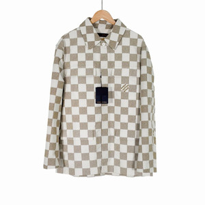 [L] 루이비통 남성 다미에 모노그램 코튼 나일론 오버사이즈 셔츠 자켓
