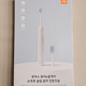 무아스 소프트슬림 음파 전동칫솔 (퓨어e쿨케어)