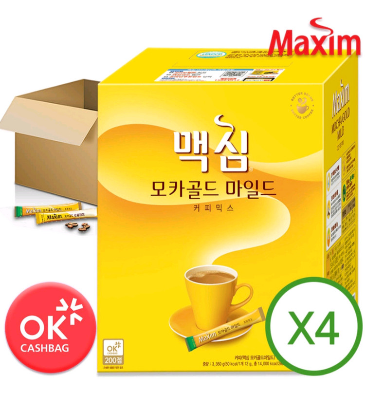 동서식품 맥심 모카골드마일드 커피믹스280TX4박스 총1120T--2