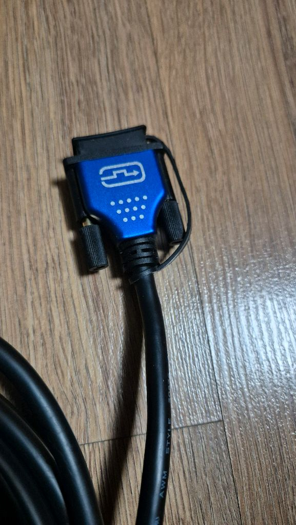 강원전자 넷메이트 HDMI to DVI Blue Metal 케이블 판매--2