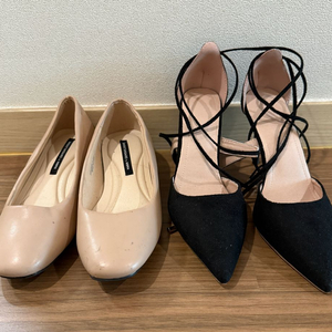 SHOOPEN SHOETANDARD 플랫슈즈 / 힐 2종 일괄(230mm