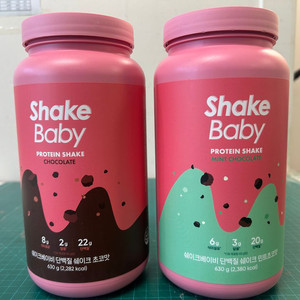 쉐이크베이비 단백질 쉐이크 630g 초코맛 민트초코맛