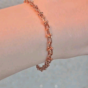 14k 링크 클립 팔찌