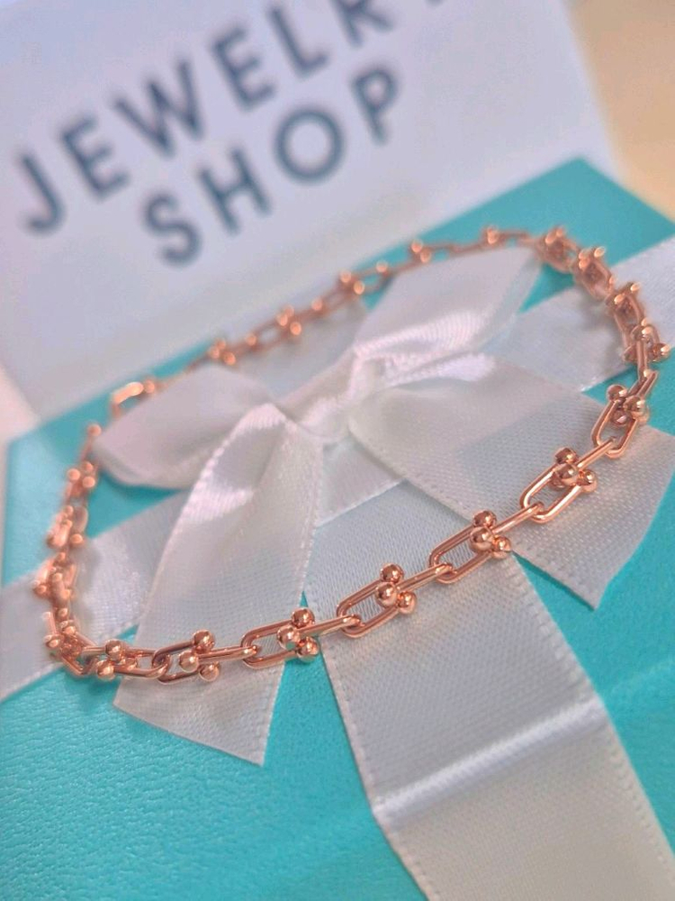 14k 링크 클립 팔찌--1