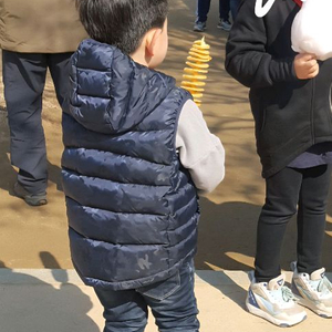 빈폴 키즈 패딩 조끼 145