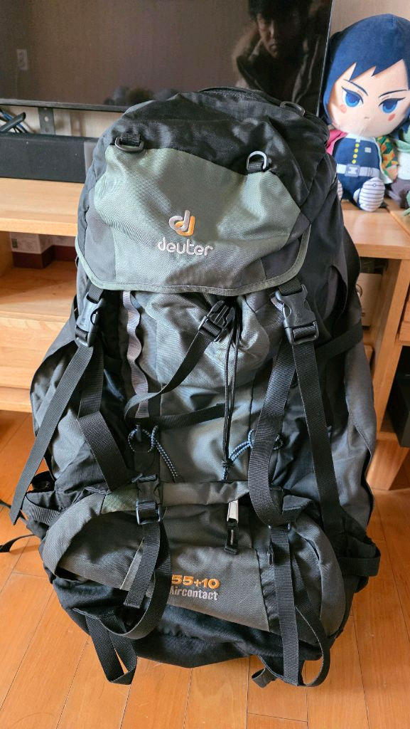 도이터 Aircontact 55+10 등산 배낭--0