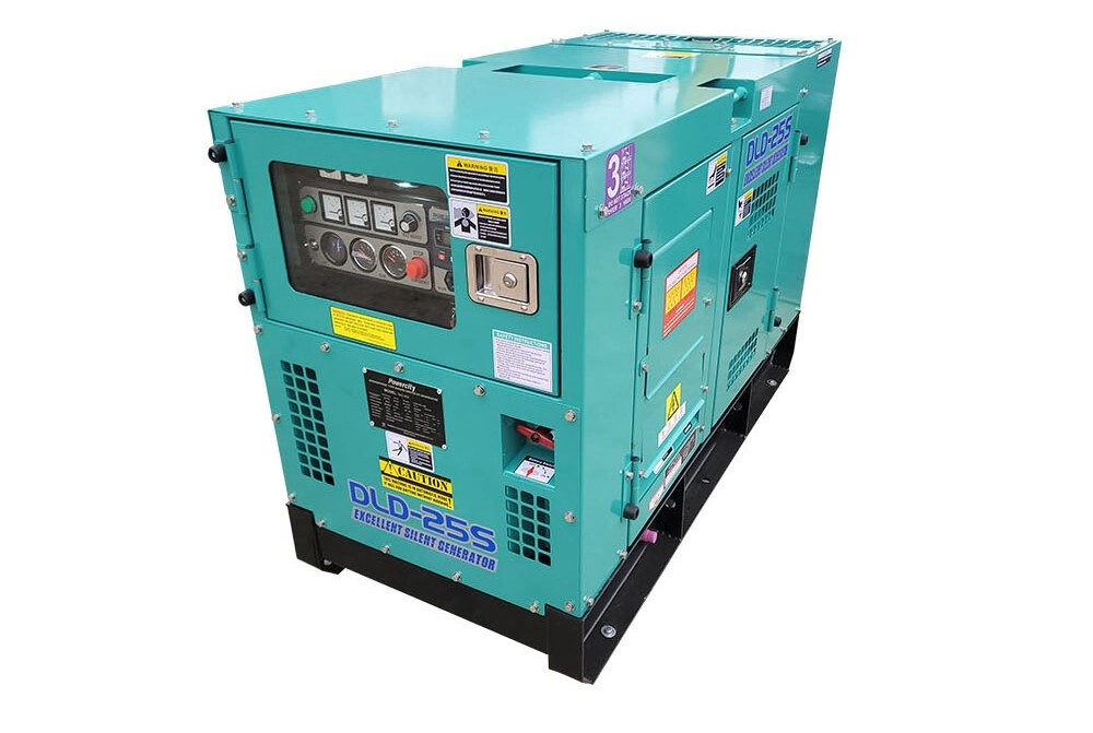 중고 방음형 비상용 산업용 디젤발전기 25kVA 발전기 임대 판매 수리 이미지
