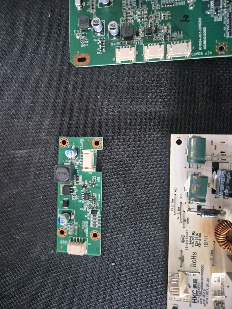 MSI Optix A322C 모니터 메인보드, AD보드, 파워 보드 부품 일괄 이미지