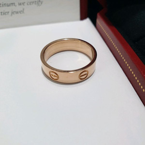 까르띠에 정품 러브링 클래식 반지 핑크골드 57호