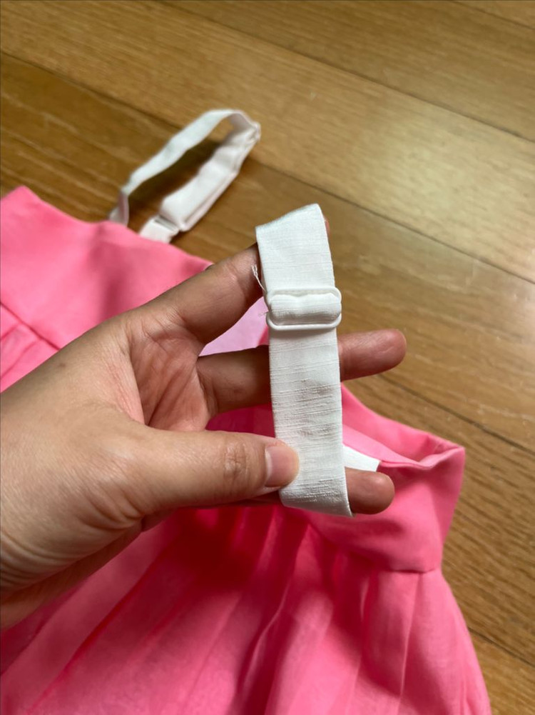 무료배송)여아 핑크색 한복 치마 세트 5호 105-110사이즈 이미지