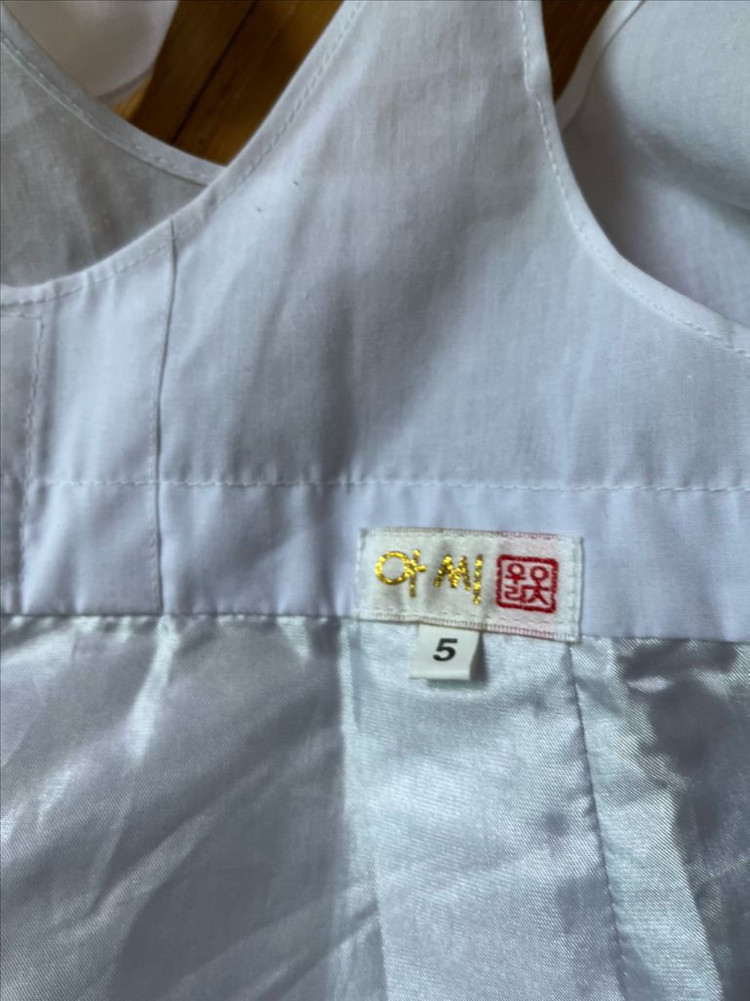 무료배송)여아 핑크색 한복 치마 세트 5호 105-110사이즈 이미지