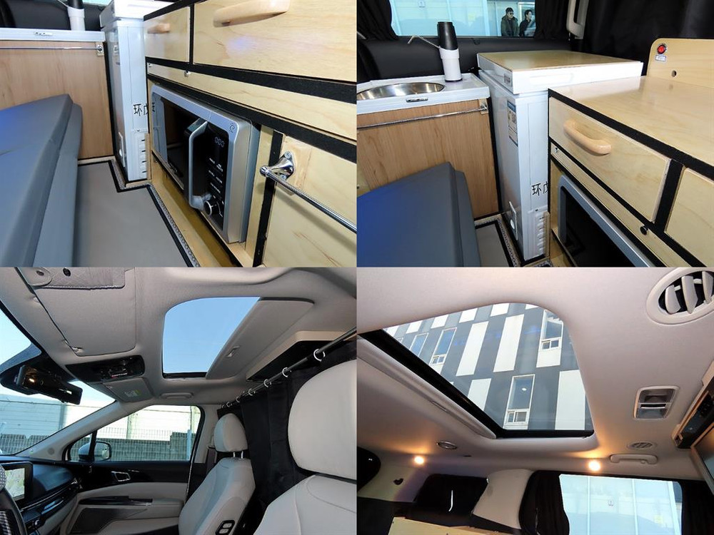 카니발 캠핑카 2인승 2인 취침 가능 이미지