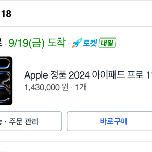 아이패드프로11 M4 256G wi-fi