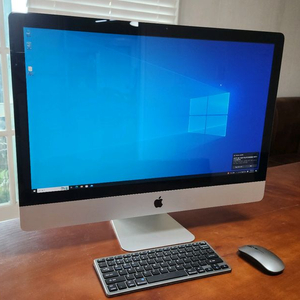일체형 올인원 컴퓨터 아이맥 27인치(윈도우환경,한글 오피스 포토샵 등)