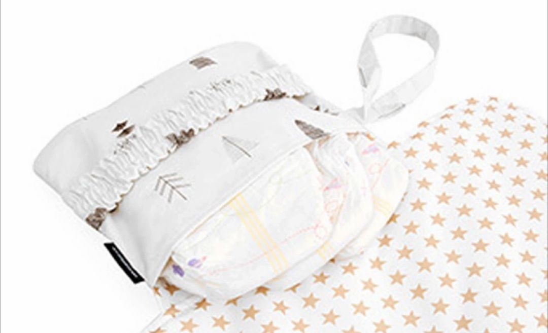 (새상품 컨디션) 휴대용 기저귀 교체 매트 모던숲--3