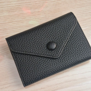 블랙 가죽 카드지갑 RFID 차단지갑 새상품