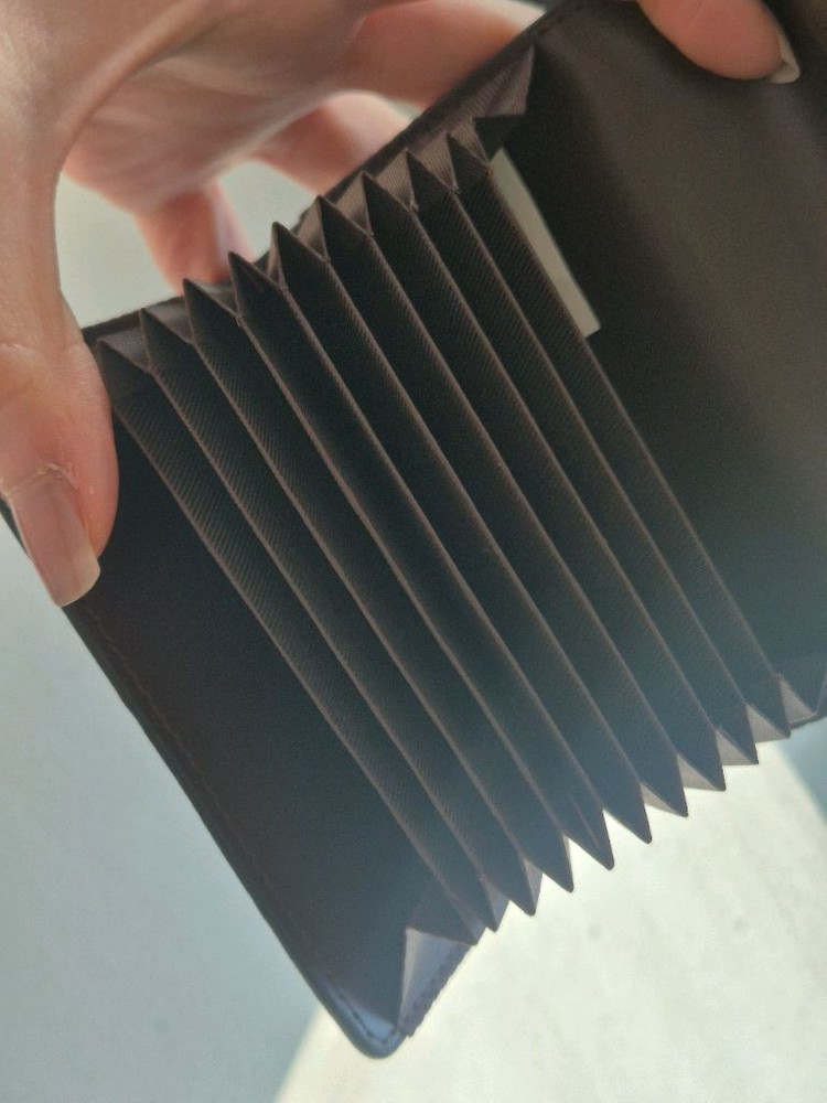 블랙 가죽 카드지갑 RFID 차단지갑 새상품--3