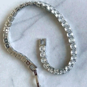 은 테니스 팔찌 새상품 4mm 16cm 18cm