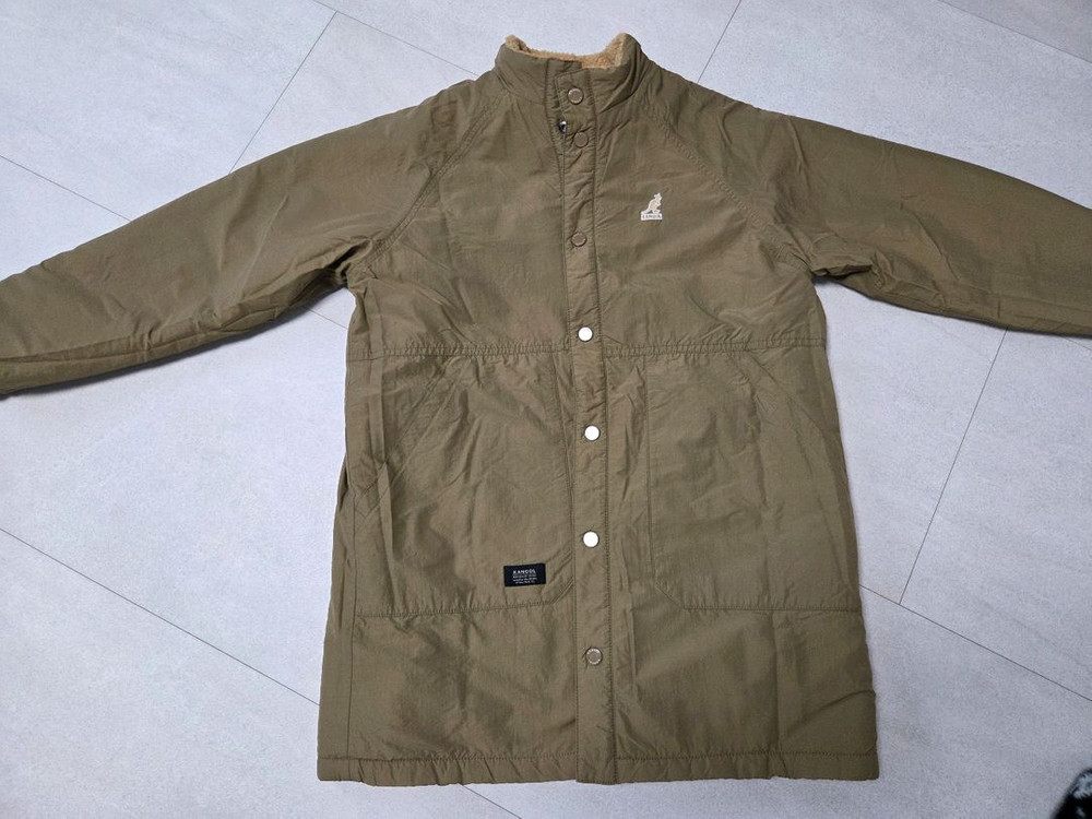 캉골키즈 양면(리버서블)후리스 점퍼 145사이즈.--3