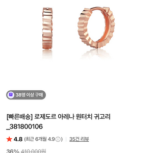 로제도르 아레나 14k 귀걸이