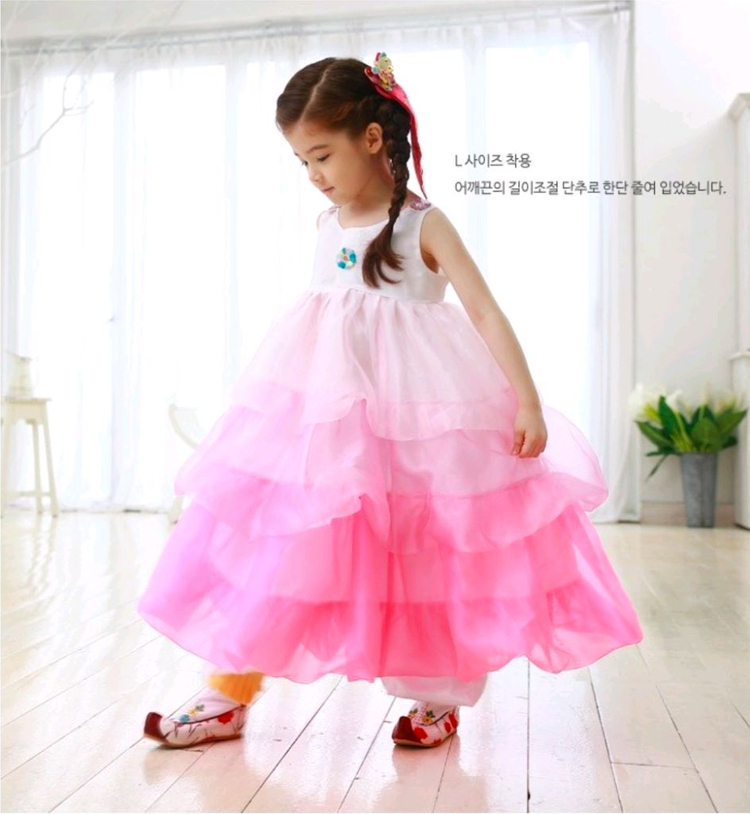 예닮한복 아동 한복 속치마 왕이쁜이 새상품 이미지