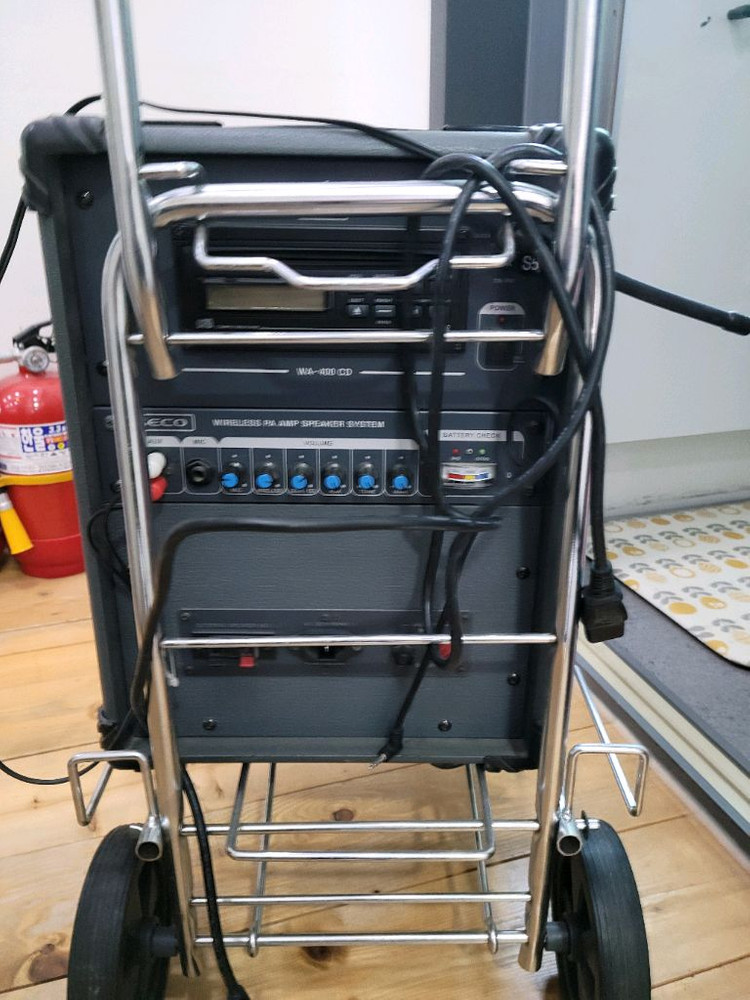 SECO 이동식 엠프,스피커 판매합니다. 이미지