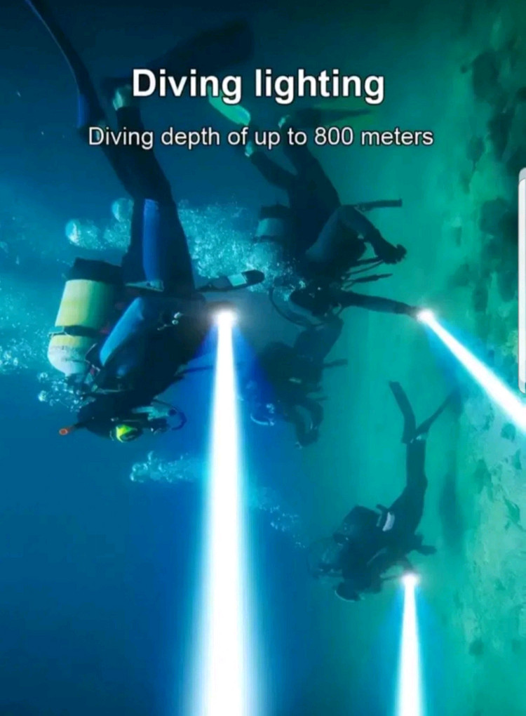 XHP160 방수랜턴,수중토치,다이빙랜턴 이미지