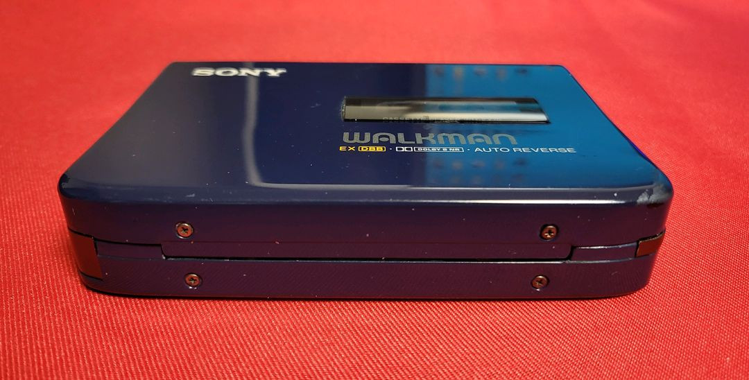 소니워크맨 WM-EX70 블루 정상작동품--5