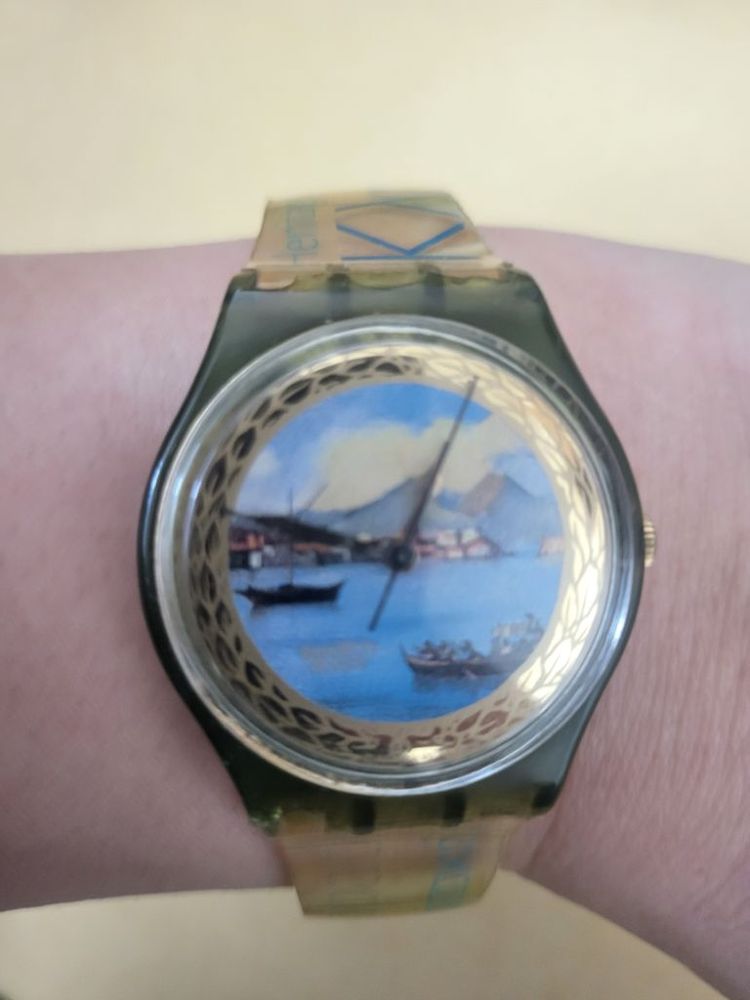 빈티지 스와치 시계 이미지