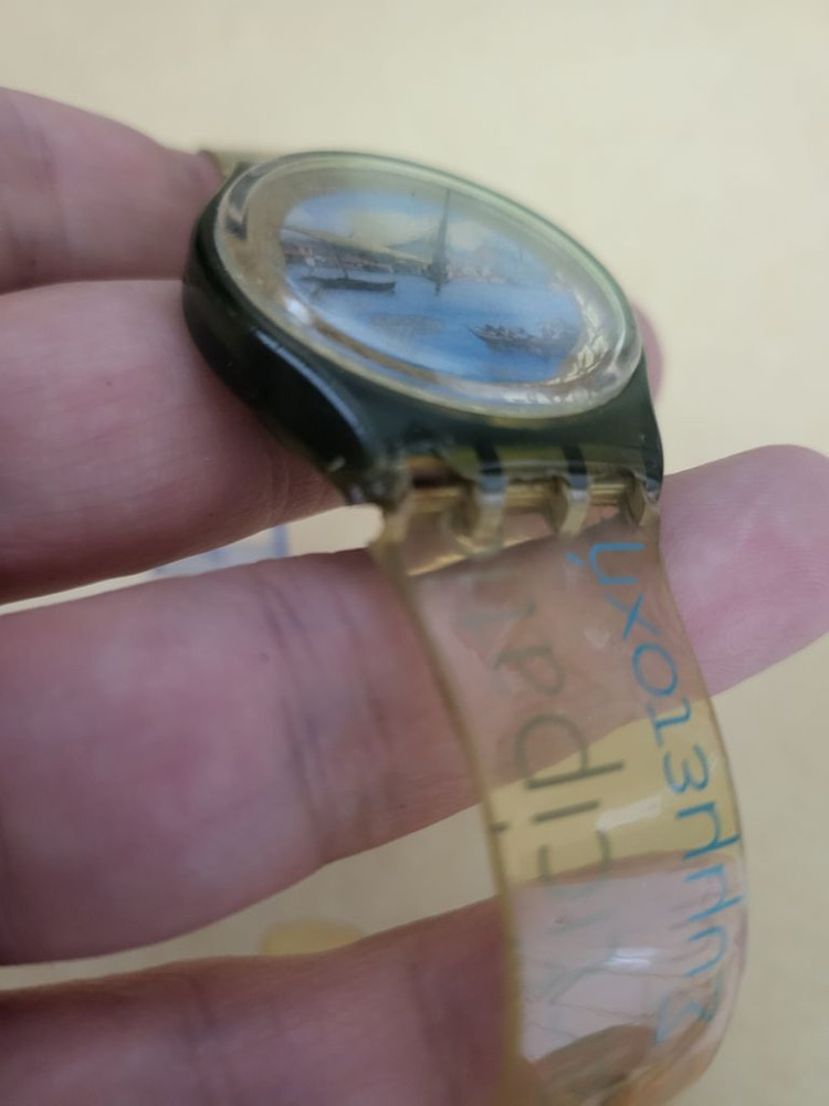 빈티지 스와치 시계 이미지