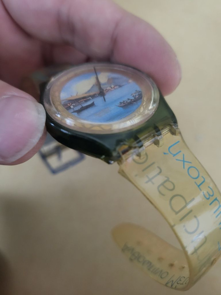 빈티지 스와치 시계 이미지