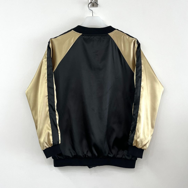 JPN 학 벚꽃 자수로고 리버시블 양면 스카잔 자켓--7