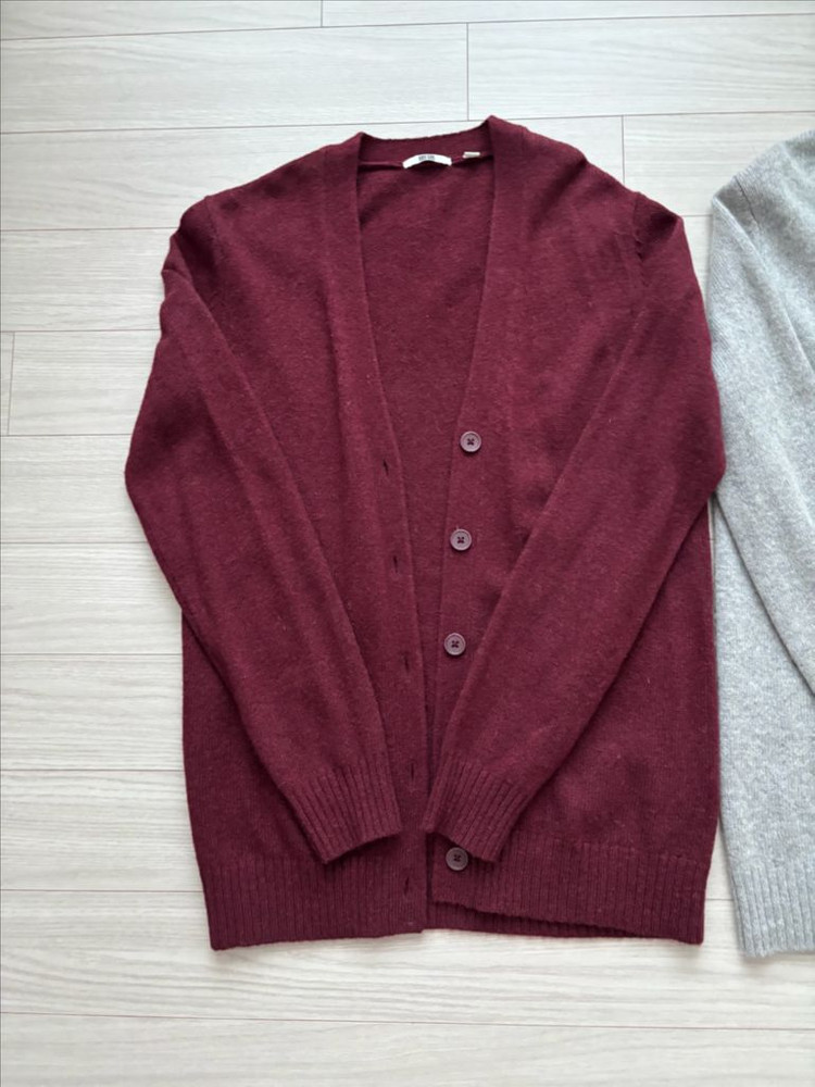 새옷 유니클로 울 알파카 가디건 2종--8